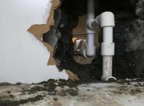西区厨房下水管道漏水检测